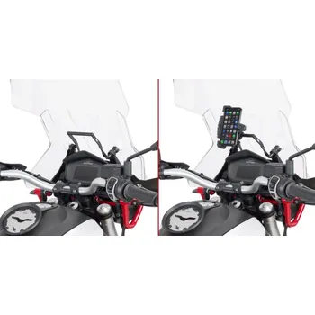 Motodoplněk GIVI FB8203 držák navigace do kapotáže pro Moto Guzzi V85 TT (19-23)