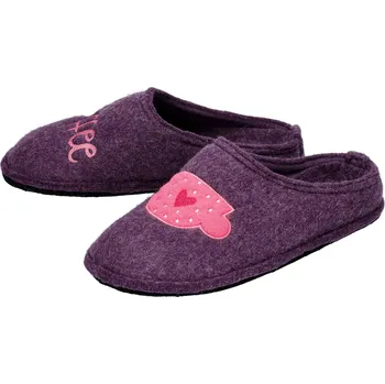 Dámská zdravotní obuv esmara® Dámská domácí obuv, s vysokým podílem vlny (lila fialová, 40)