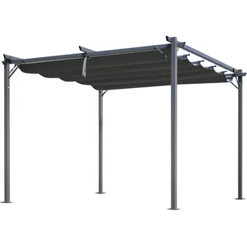 Zahradní altán Aga Zahradní altán 3x3 m Šedý STK21259