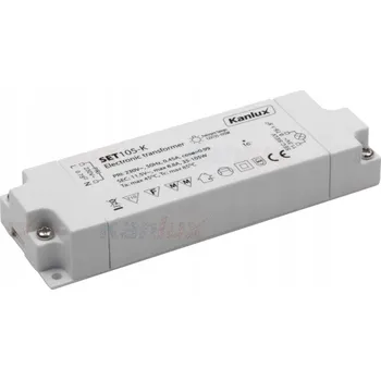 Transformátor Elektronický transformátor pro halogenové žárovky 11,5V 35-105W SET105-K 1426 Kanlux