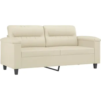 Pohovka Dvoumístná pohovka krémová 170x77x80 cm