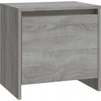 Noční stolek Noční stolek 1 dveře šedý dub sonoma 45x34x44,5 cm