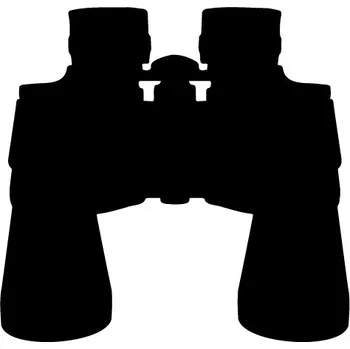 Dalekohled Samolepky ptáků na auto (17 variant) Varianta: dalekohled - černá