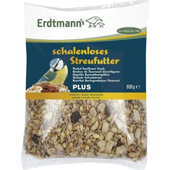 Krmivo pro ptáka Směs krmení pro ptáky bez slupek Plus Erdtmanns 800 g