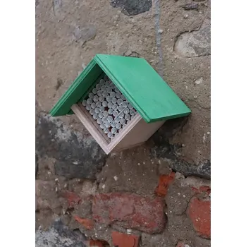 Hmyzí hotel Domek pro včelky samotářky s ochranou kosočtverec - Zelená domácnost