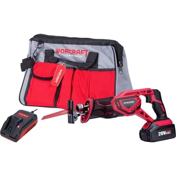 Set Worcraft WSET-09 CSS-S20Li ShareSYS, 20V Li-Ion, chvostová píla, 1x akumulátor 2.0 Ah,, 1x nabíj