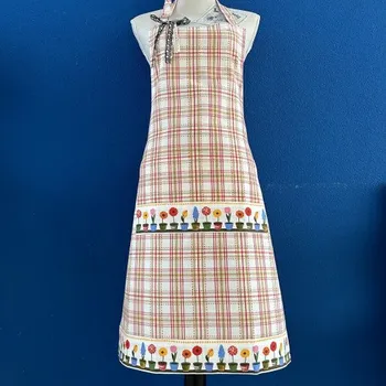 Kuchyňská zástěra Texicop s.r.o. Kuchyňská zástěra - KVĚTINY barva: květiny v truhlíku - 1ks