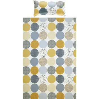 Povlečení Erwin Müller ložní prádlo mako satén kruhy 135x200 cm