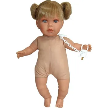 Panenka Llorens Realistická panenka Julia se zvuky a měkkým látkovým tělem 42 cm