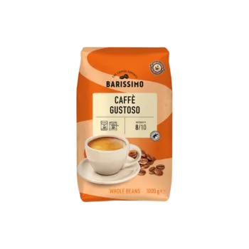 Káva Barissimo Caffé Gustoso, pražená zrnková káva 1000 g