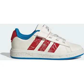 Dětská běžecká obuv ADIDAS Dětské boty Marvel Spider-Man Grand Court 34 BÍLÁ|MODRÁ|ČERVENÁ