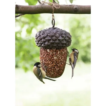 Krmítko pro ptáka Egodekor Krmítko pro ptáky Žalud – na oříšky a peletky