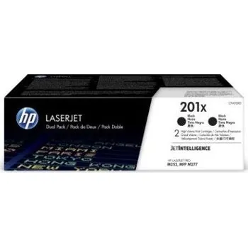 HP 201X Black Toner Dual Pack (CF400XD)
