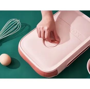 Stojánek na vajíčko Aptel Organizér na vejce se šuplíčkem - růžová