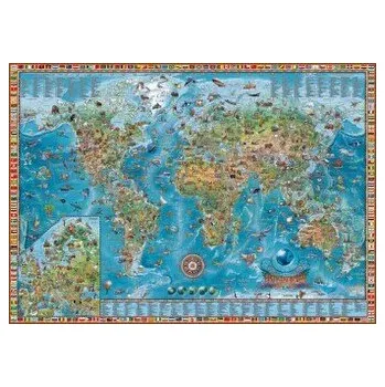 Cestování Kinderweltkarte "Fantastische Welt"