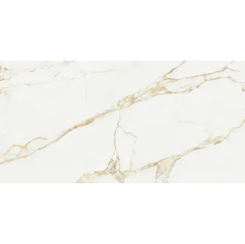 Dlažba Atelier Calacatta Gold Polished Rett. - dlaždice rektifikovaná 30x60 bílá lesk ATL46LR