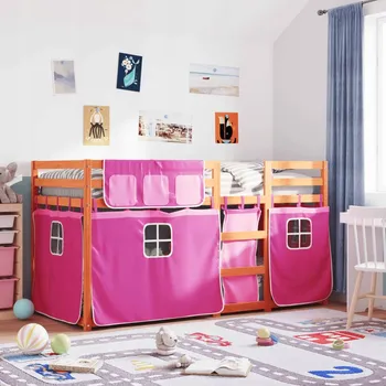 Postel Čalouněná jednolůžková postel VidaXL 80x200 růžové odstíny