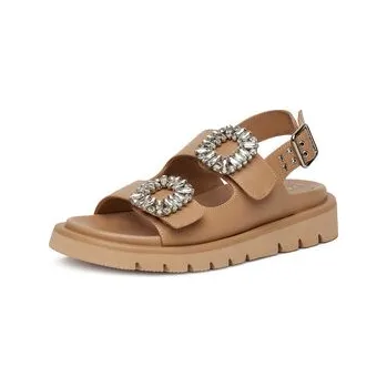 Dámské sandále Sandály Eva Minge SNOWDROP-I75-563 Béžová 39