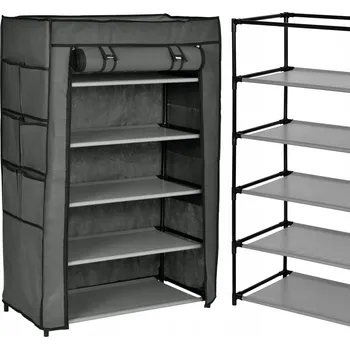 Botník Botník Gockowiak antracitová 5 polic 16 párů