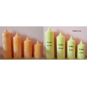 Svíčka Adventní svíčky 1, Barva hnědá, Vůně Růžové dřevo