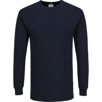 Pánské termo spodní prádlo PORTWEST Tričko Thermo B123, dlouhý rukáv POR-B123NVRXS Navy XS