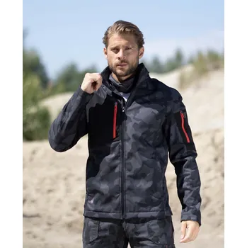 Dámská softshellová bunda Softshellová bunda ARDON®CREATRON®CAMO černá XL -