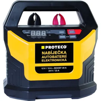 Nabíječka autobaterie Nabíječka autobaterií PROTECO 12/24V elektronická