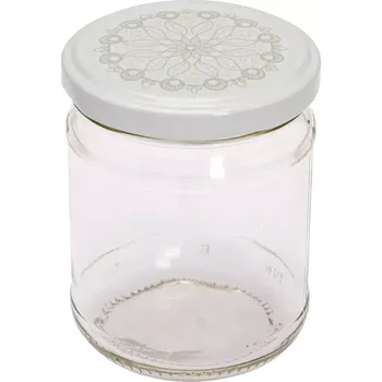 Sklenice Zavařovací sklenice Gastro 212 ml, víčko šroubovací stříbrné, sada 6ks