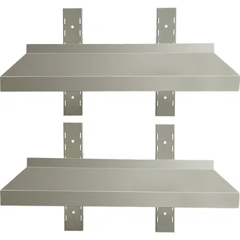 police DASgastro Nástěnná police - 1,2 x 0,3m - 2-patrová