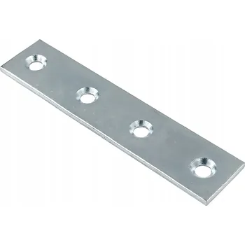 Tesařské kování 10 x Plochý nábytkový spojovací prvek 80x17mm, tesařské spojky