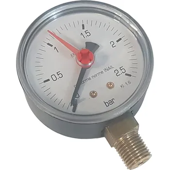 regulátor tlaku vody Manometr spodní 63 mm 1/4" 0–10 bar