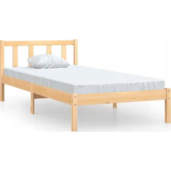 Postel Dřevěný Rám postele 90x190 cm, borovice, přírodní
