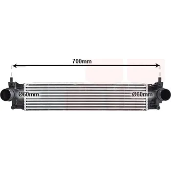 Chladič motoru Chladič turba VAN WEZEL 58014704