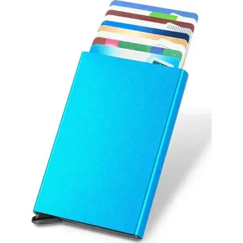 Slim peněženka s RFID ochranou – chytrý pop-up držák Barva (Varianta): Modrá