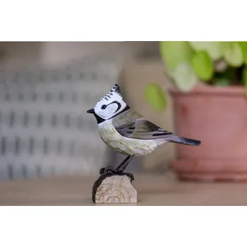 Wildlife Garden SE Dřevěná dekorace sýkora parukářka DecoBird - Wildlife Garden