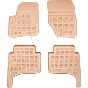 autokoberec Gumové autokoberce Volkswagen Touareg 2002-2010 (béžové) | Rezaw-Plast