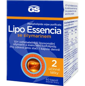 Green Swan Pharmaceuticals Lipo Essencia se silymarinem 60 cps.