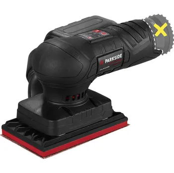 vibrační bruska PARKSIDE PERFORMANCE® Aku excentrická bruska PAESP 12-Li A1 / Aku vibrační bruska PASSP 12-Li A1 – bez akumulátoru a nabíječky (vibrační bruska)