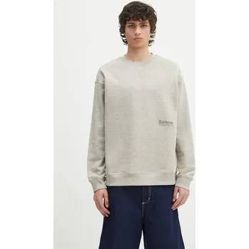 Dámská mikina Mikina Barbour Barbour Calton OS Fit Crew Sweatshirt, L, béžová, 80X