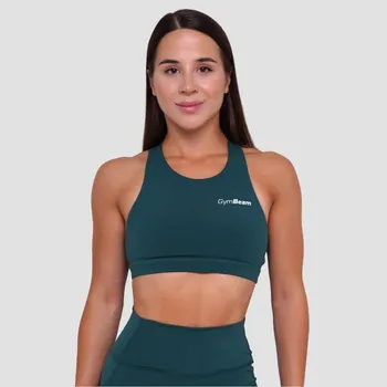 Podprsenka GymBeam Sportovní podprsenka Ignite Dark Green L zelená