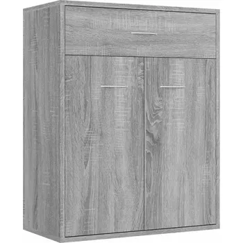 Komoda Komoda dřevěná šedá dub sonoma 60x30x75 cm