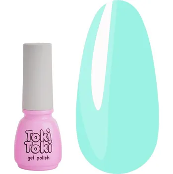 Lak na nehty Hybridní lak na nehty Toki-Toki 82 tyrkysový 5 ml