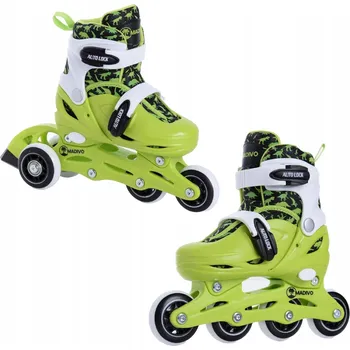 Kolečkové brusle VÝPRODEJ MADIVO DINO 2v1 Kolečkové brusle / Kolečkové Brusle pro děti, nastavitelné 26-29