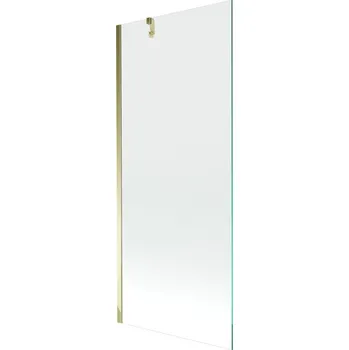 Vanová zástěna MEXEN/S - Next vanová zástěna FIX 80x150, transparent, zlatá 895-080-000-00-00-50
