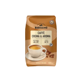Káva Barissimo Crema a aroma, zrnková káva 1000 g