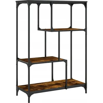 Knihovna Regál na knihy industriální dub 81x36x115 cm