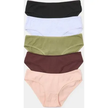 Oblečení a móda Sinsay - Sada 5&nbsp;kusů kalhotek - vícebarevná - 231FX-MLC - 231FX-MLC-XS