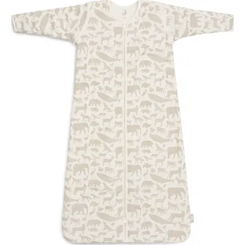 JOLLEIN spací pytel 2v1 90cm Animals Nougat