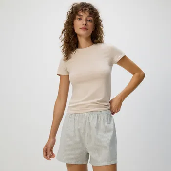 Reserved - Pruhované pyžamové šortky 2 ks - vícebarevná - 217EY-MLC - 217EY-MLC-XL