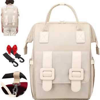 Přebalovací taška TAŠKA NA KOČÁREK MULTIFUNKČNÍ BATOH ORGANIZÉR PROSTORNÁ MOMMY BAG ORGANIZÉR